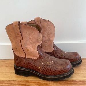 Ariat, Pink, Fat Baby Shoes Size 10